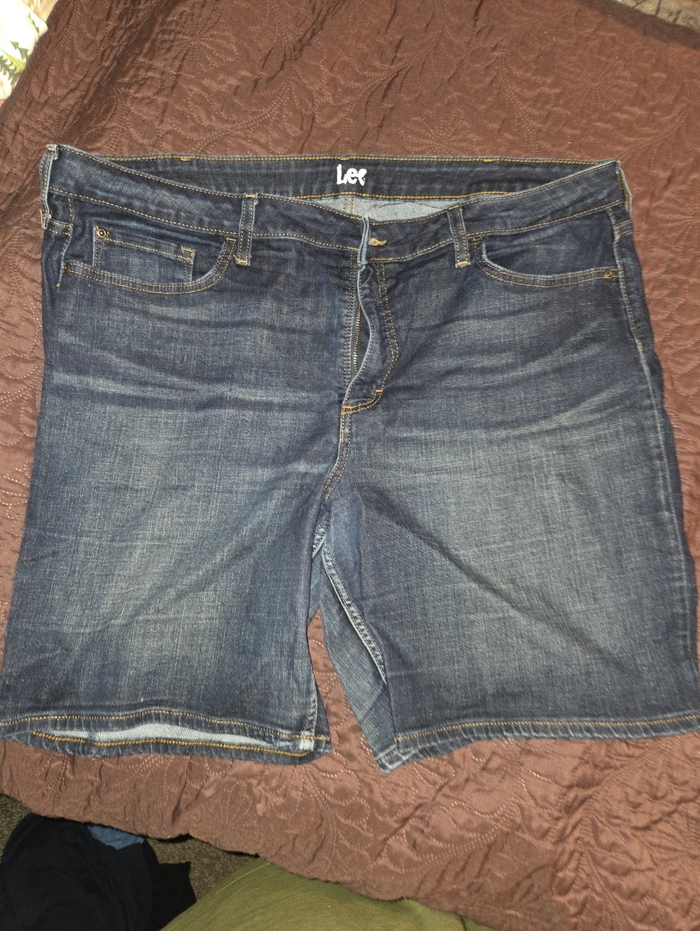 Lee Womens Denim Shorts Plus Sz 22